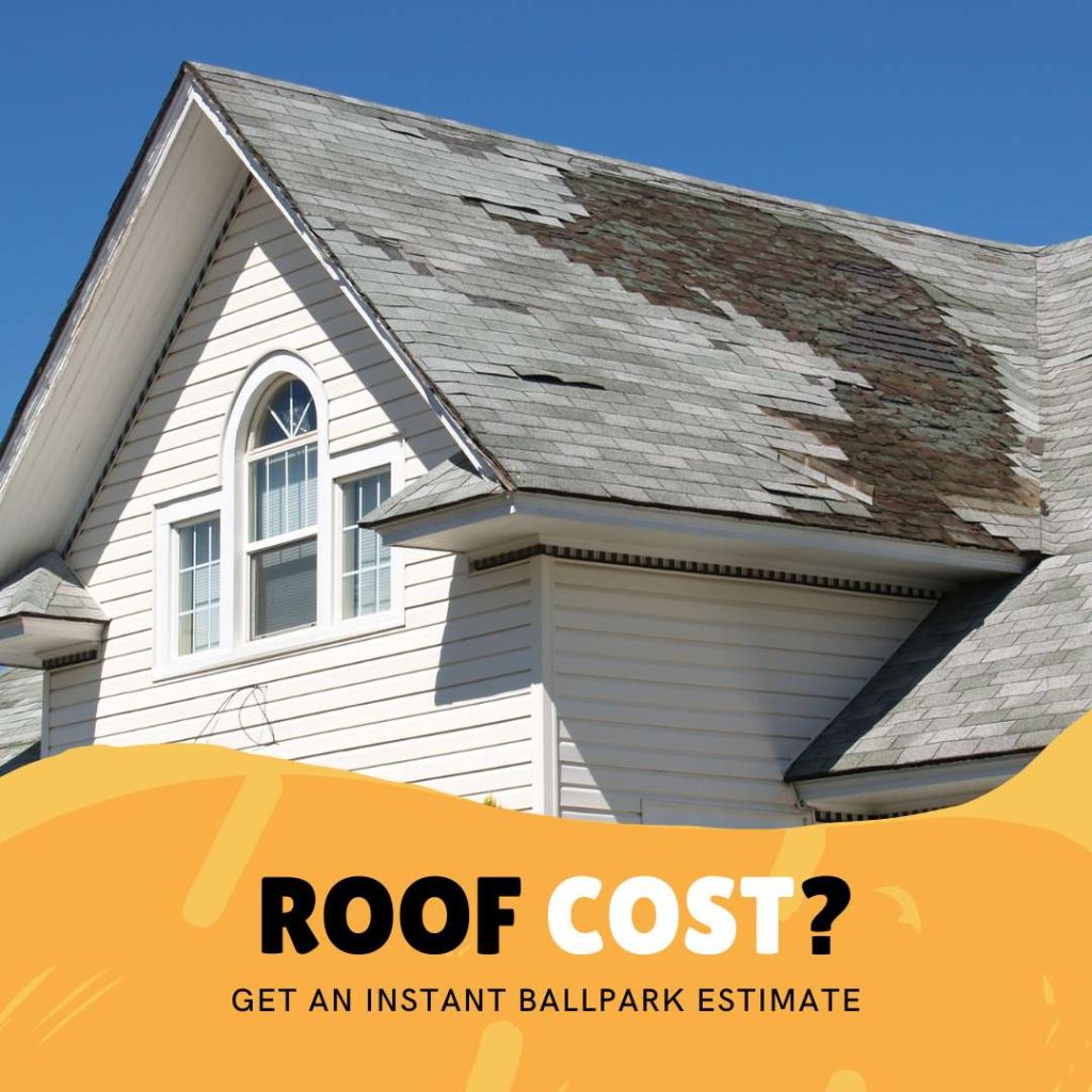Roof Cost Estimator On Page 1