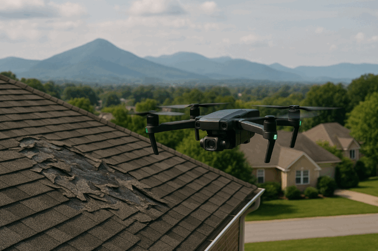 roof inspection with drones, Asheville drone roofing, drone roofing inspections, FAA roof inspection drones, drone thermal roof scan, drone inspection Asheville, aerial roof inspections, roof storm damage drone, Litespeed Construction roofing, drone inspections NC, drone damage assessment, Asheville roofing experts, drone roofing Asheville TN, drone property inspection, drone roof insurance report
