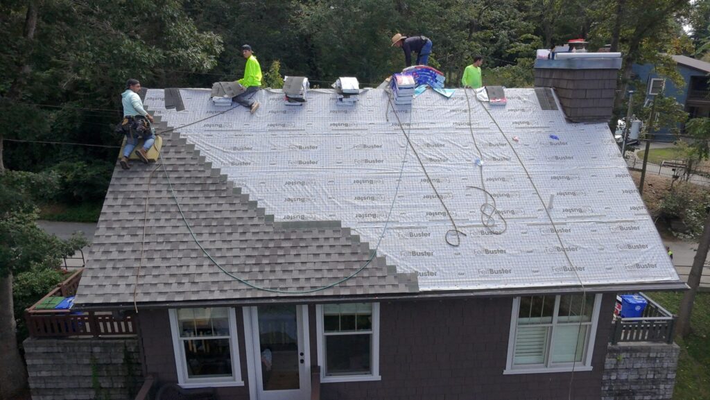 Dark Roofs Increase Heat, dark roof attic temperature, cool roofing Asheville NC, attic heat problems, roof color insulation efficiency, radiant barrier attic NC, black shingles vs white shingles, roofing ventilation experts Asheville, roof cooling solutions, home energy audits NC, black roofs summer temperature, attic thermal imaging Asheville, asphalt shingle heat retention, roofing material temperature comparison, roofing company Asheville reviews, energy-efficient roof replacement Asheville