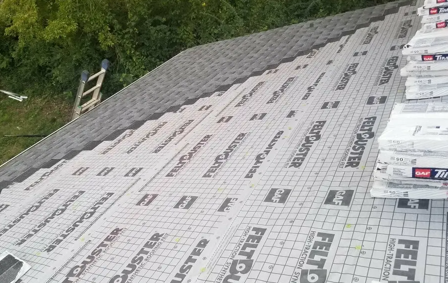 new roof besides shingles, roofing materials explained, what’s under roof shingles, roofing components list, roof system parts, synthetic underlayment vs felt, roof ventilation system, ice water shield roofing, drip edge flashing, new roof installation guide, Knoxville roofing company, trusted roofer Tennessee, Litespeed Construction TN, roof deck and sheathing, roof anatomy infographic