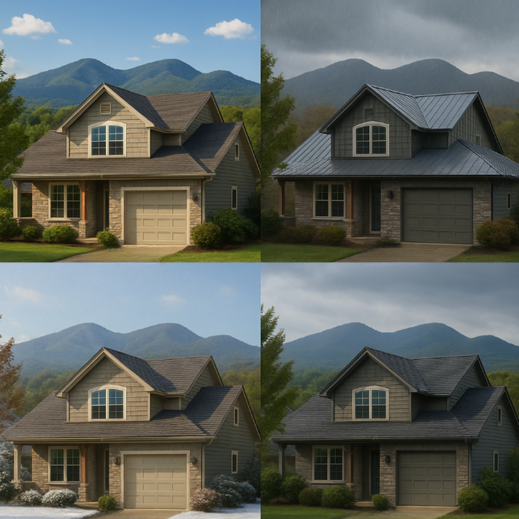 best roofing material, roofing materials Asheville, roofing company Asheville NC, best roof for Asheville climate, durable roofing materials, energy-efficient roofing, Litespeed Construction Asheville, metal roof Asheville NC, asphalt shingles Asheville, eco-friendly roofing options, new roof cost Asheville, best roof type for NC, roofing contractors Asheville, home roofing materials, residential roofing Asheville