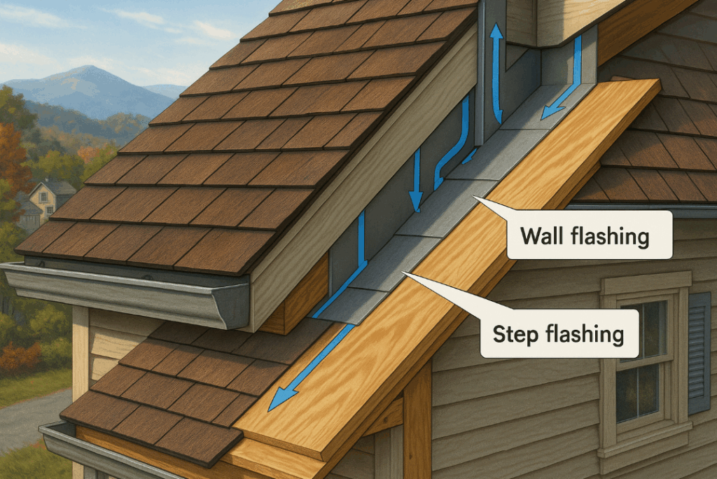 roof flashing repair cost, wall flashing installation, cost to replace roof flashing, wall flashing repair, Asheville roof flashing, Litespeed Construction Asheville, how to replace wall flashing, metal flashing cost, roofing contractor Asheville NC, roof flashing replacement estimate, average cost to replace flashing, roof flashing leak repair, wall flashing damage signs, roofing repair Asheville, home flashing replacement cost