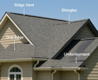 new roof process, roof installation guide, asphalt shingle replacement, Asheville roofing company, roofing process timeline, roof tear-off steps, roof replacement cost NC, best roofing materials 2025, roofing permits Asheville, metal roofing Asheville, new roof estimate Asheville, roof decking repair, energy efficient roofing, roof insurance claims NC, roof ventilation systems, roofing contractor Asheville