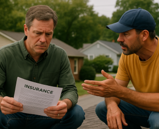 roof insurance deductible, roof damage claim denial, when not to file claim, roof insurance tips, Asheville roofing company, Litespeed Construction, storm roof damage, filing roof claim guide, cosmetic roof damage insurance, CLUE insurance claims, homeowners roof insurance, roof repair without insurance, roof insurance increase, roofing inspection Asheville, roof claim pros and cons